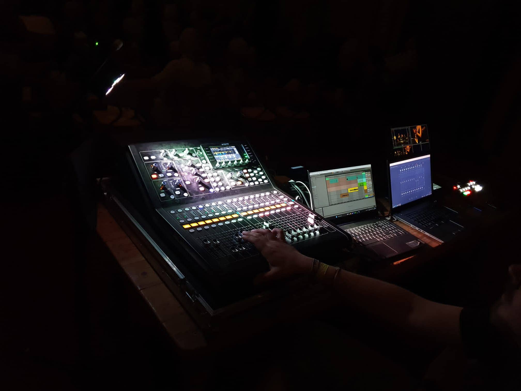 Lighting directing in action